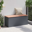 vidaXL Kerti pad Antracit 100 x 40 x 43 cm Acél
