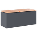 vidaXL Kerti pad Antracit 100 x 40 x 43 cm Acél