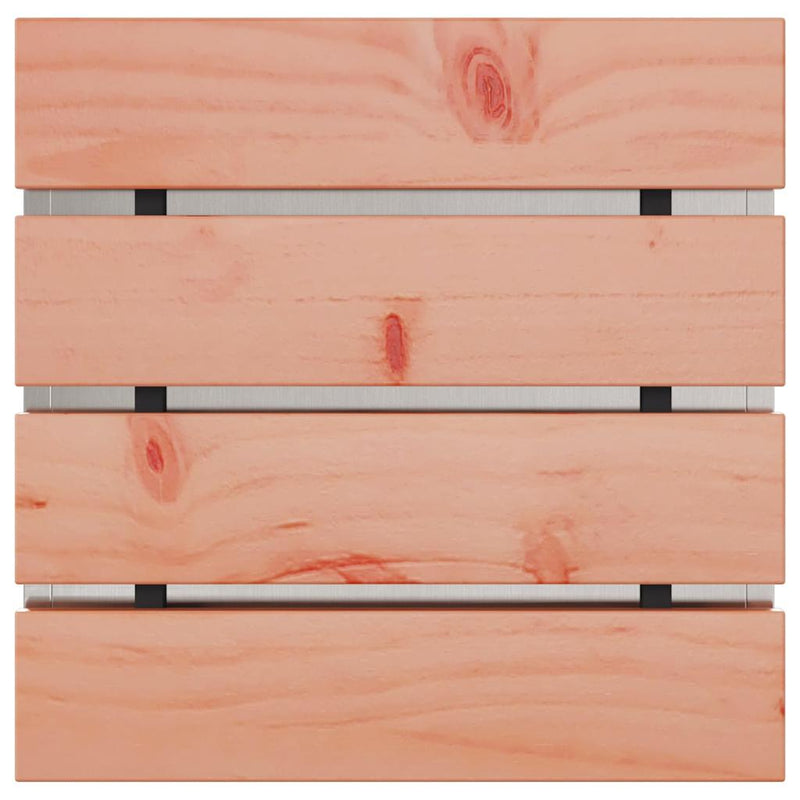 vidaXL Kerti pad Ezüst 40 x 40 x 43 cm Rozsdamentes acél