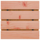 vidaXL Kerti pad Rozsdás 40 x 40 x 43 cm időjárásálló acél