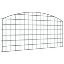 vidaXL Tó Kerítés Készlet 5 pcs Zöld 100 x 50 cm Acél