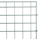 vidaXL Tó Kerítés Készlet 5 pcs Zöld 100 x 50 cm Acél