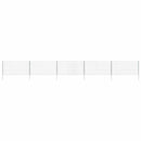 vidaXL Tó Kerítés Készlet 5 pcs Zöld 100 x 50 cm Acél