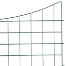 vidaXL Tó Kerítés Készlet 5 pcs Zöld 100 x 50 cm Acél