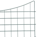 vidaXL Tó Kerítés Készlet 5 pcs Zöld 100 x 50 cm Acél