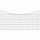 vidaXL Tó Kerítés Készlet 5 pcs Zöld 100 x 50 cm Acél