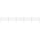 vidaXL Tó Kerítés Készlet 5 pcs Zöld 100 x 50 cm Acél