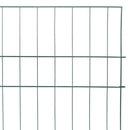 vidaXL Tó Kerítés Készlet 5 pcs Zöld 100 x 50 cm Acél