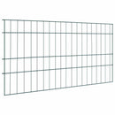 vidaXL Tó Kerítés Készlet 5 pcs Zöld 100 x 50 cm Acél