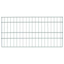 vidaXL Tó Kerítés Készlet 5 pcs Zöld 100 x 50 cm Acél