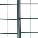 vidaXL Tó Kerítés Készlet 8 pcs Zöld 50 x 80 cm Acél