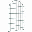 vidaXL Tó Kerítés Készlet 8 pcs Zöld 50 x 80 cm Acél