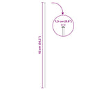 vidaXL Tó Kerítés Készlet 8 pcs Zöld 50 x 80 cm Acél