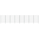 vidaXL Tó Kerítés Készlet 8 pcs Zöld 50 x 80 cm Acél