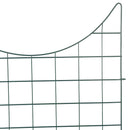 vidaXL Tó Kerítés Készlet 8 pcs Zöld 50 x 80 cm Acél