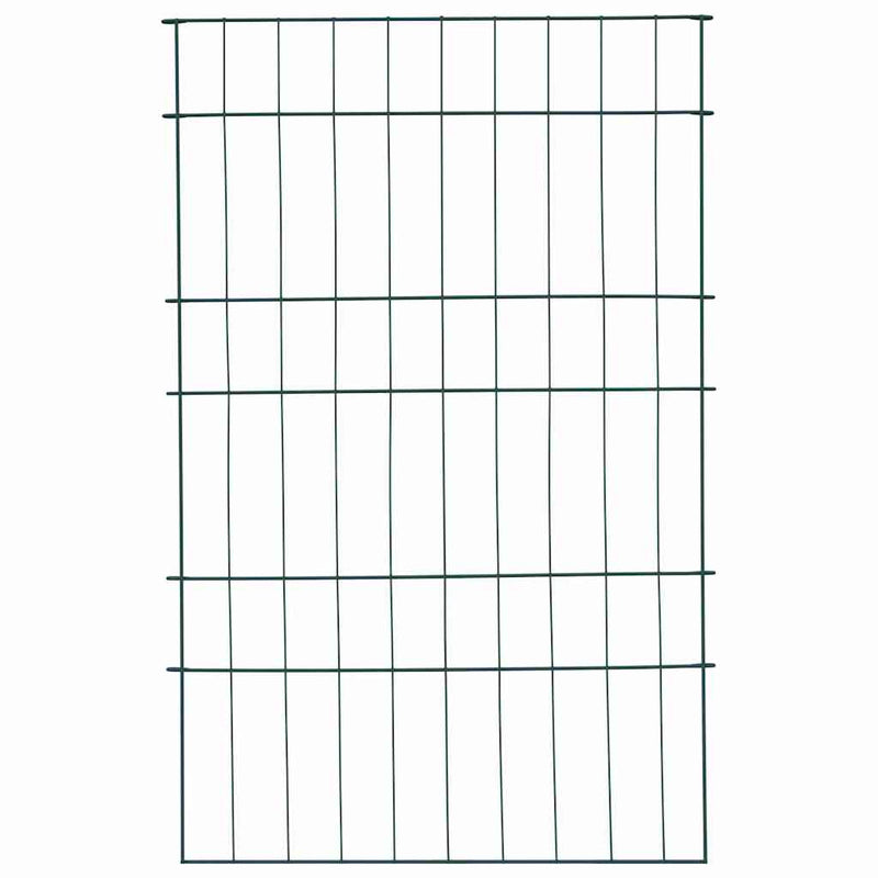 vidaXL Tó Kerítés Készlet 8 pcs Zöld 50 x 80 cm Acél