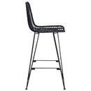 vidaXL Bárszék 2 pcs 44 x 52 x 111 cm Rattan és Vas