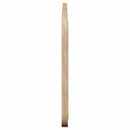 vidaXL Fejtámla fejtámlával Természetes 140 x 55 x 3 cm Rattan