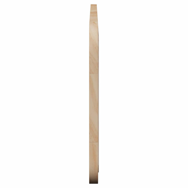 vidaXL Fejtámla fejtámlával Természetes 140 x 55 x 3 cm Rattan