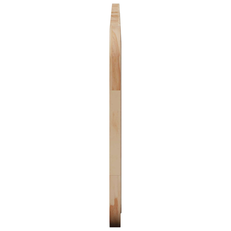 vidaXL Fejtámla fejtámlával Természetes 160 x 55 x 3 cm Rattan