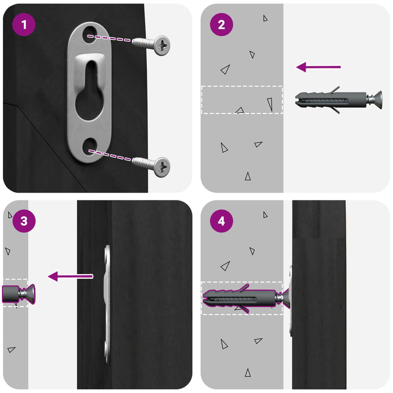vidaXL Fejtámla fejtámlával Fekete 100 x 55 x 3 cm Rattan