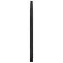 vidaXL Fejtámla fejtámlával Fekete 120 x 55 x 3 cm Rattan