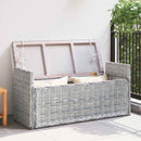vidaXL Tárolópad párnával Fehér Mosás 110 x 40 x 50 cm Rattan