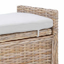vidaXL Tárolópad GENDT Természetes 110 x 40 x 50 cm Rattan