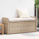 vidaXL Tárolópad GENDT Természetes 110 x 40 x 50 cm Rattan