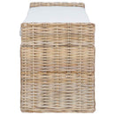 vidaXL Tárolópad GENDT Természetes 110 x 40 x 50 cm Rattan