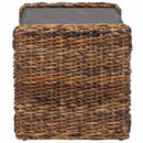 vidaXL Dohányzóasztal Természetes 70 x 35 x 35 cm Tömör Mahagóni Fa