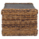 vidaXL Dohányzóasztal Természetes 90 x 45 x 35 cm Tömör Mahagóni Fa