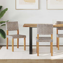vidaXL Étkezőszék 2 pcs Kubu rattán Kubu Szürke 46 x 55 x 84 cm