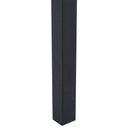 vidaXL Étkezőszék 2 pcs Kubu rattán Fekete Mosás 46 x 55 x 84 cm