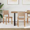vidaXL Étkezőszék 2 pcs Kubu rattán Természetes 46 x 55 x 84 cm