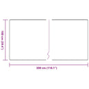 vidaXL Szőnyeg futó Antracit 100 x 300 cm 100% Polipropilén