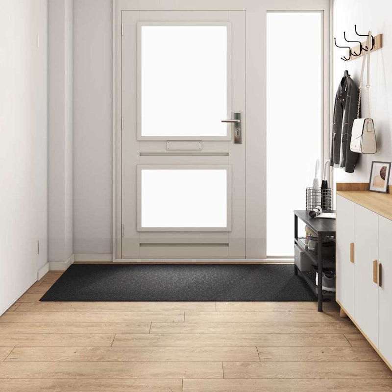 vidaXL Szőnyeg futó Sötétszürke 100 x 200 cm 100% Polipropilén