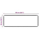 vidaXL Szőnyeg futó Szürke 50 x 150 cm 100% Polipropilén Tuftr