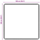 vidaXL Szőnyeg futó Szürke 100 x 100 cm 100% Polipropilén Tuftr