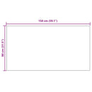 vidaXL Szőnyeg futó Szürke 80 x 150 cm szövet