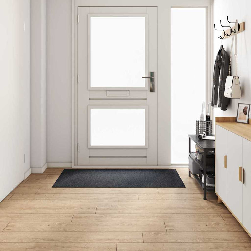 vidaXL Szőnyeg futó Antracit 80 x 150 cm szövet