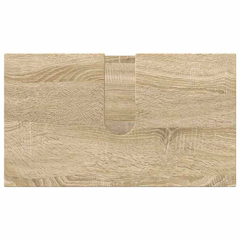 vidaXL Fürdőszoba bútor szett 3 pcs sonoma tölgy 61 x 35 x 64 cm