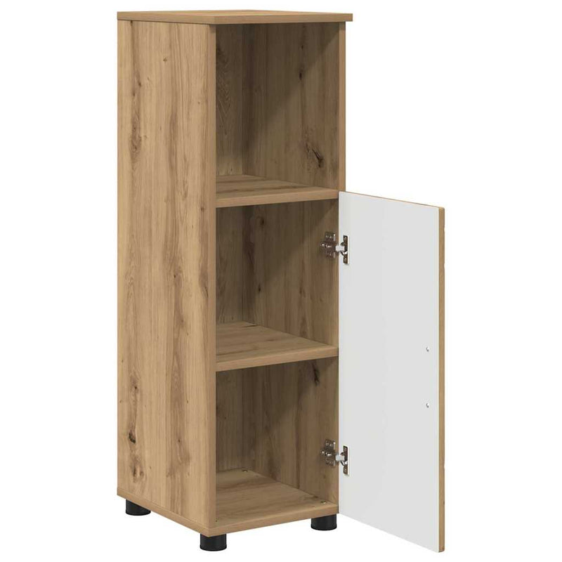 vidaXL Fürdőszoba bútor szett 3 pcs kézműves tölgy 61 x 35 x 64 cm