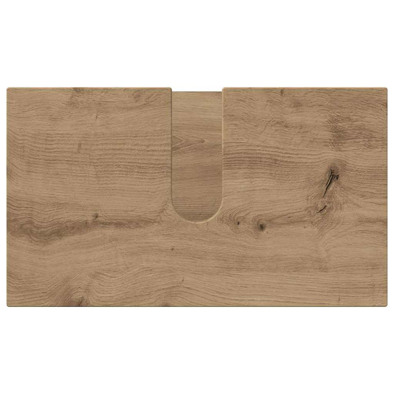 vidaXL Fürdőszoba bútor szett 3 pcs kézműves tölgy 61 x 35 x 64 cm