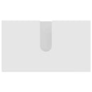 vidaXL Fürdőszoba bútor szett tárolóval 4 pcs Fehér Faanyag & Fém