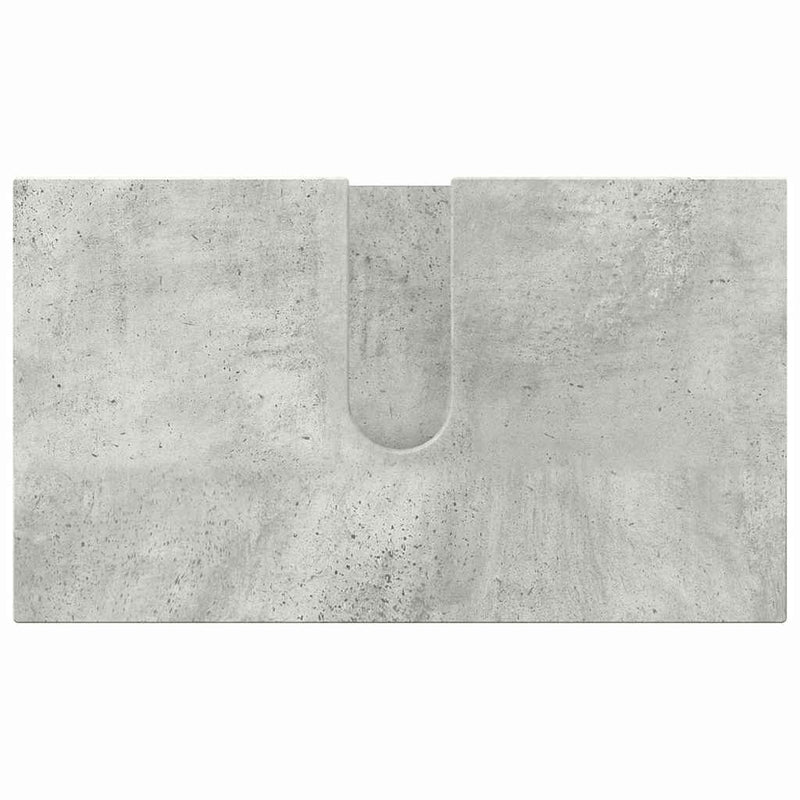 vidaXL Fürdőszoba bútor szett 4 pcs Beton szürke 61 x 35 x 64 cm