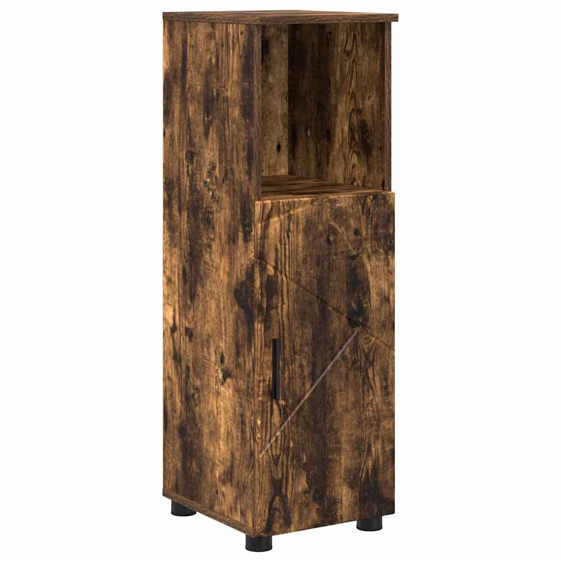 vidaXL Fürdőszoba bútor szett 4 pcs Füstölt tölgy 61 x 35 x 64 cm