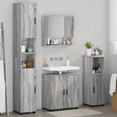 vidaXL Fürdőszoba bútor szett 4 db Szürke Sonoma 61 x 35 x 64 cm
