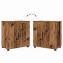 vidaXL Fürdőszoba bútor szett 4 db Öreg fa 61 x 35 x 64 cm