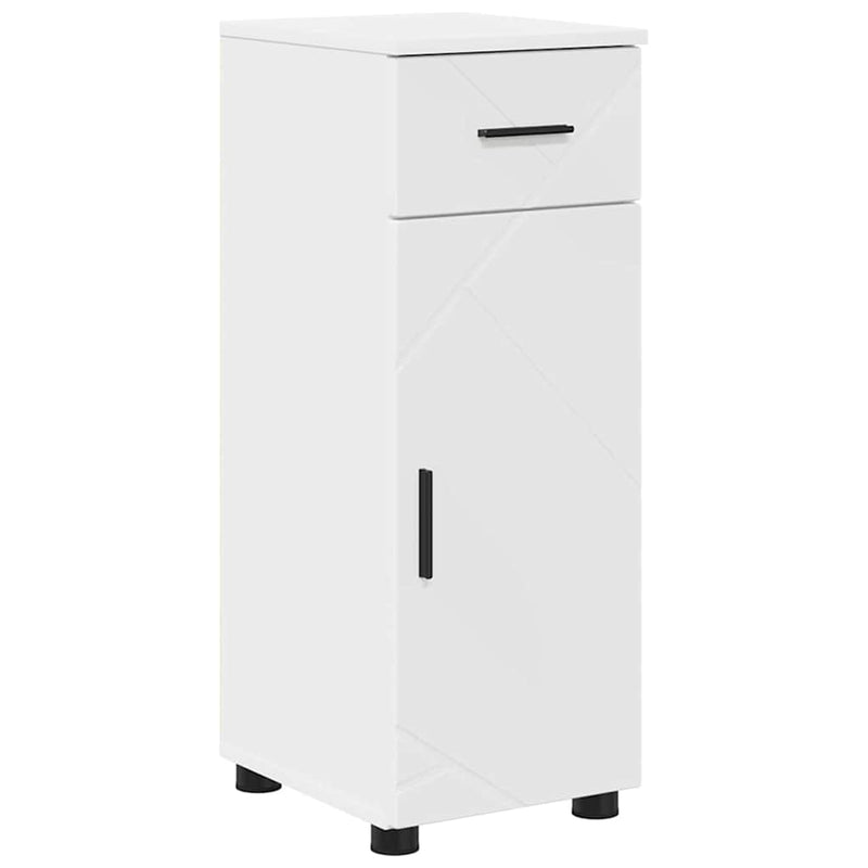 vidaXL Fürdőszoba bútor szett 4 pcs Fehér 61 x 35 x 64 cm Faanyag